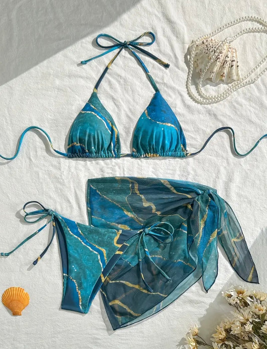 Maillot de bain "BLUE IVY"