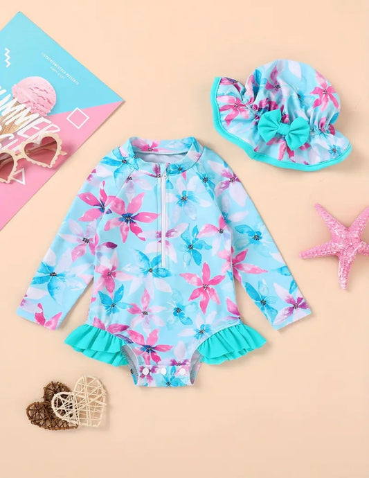 BABY Combinaison de bain " PÂQUERETTE"