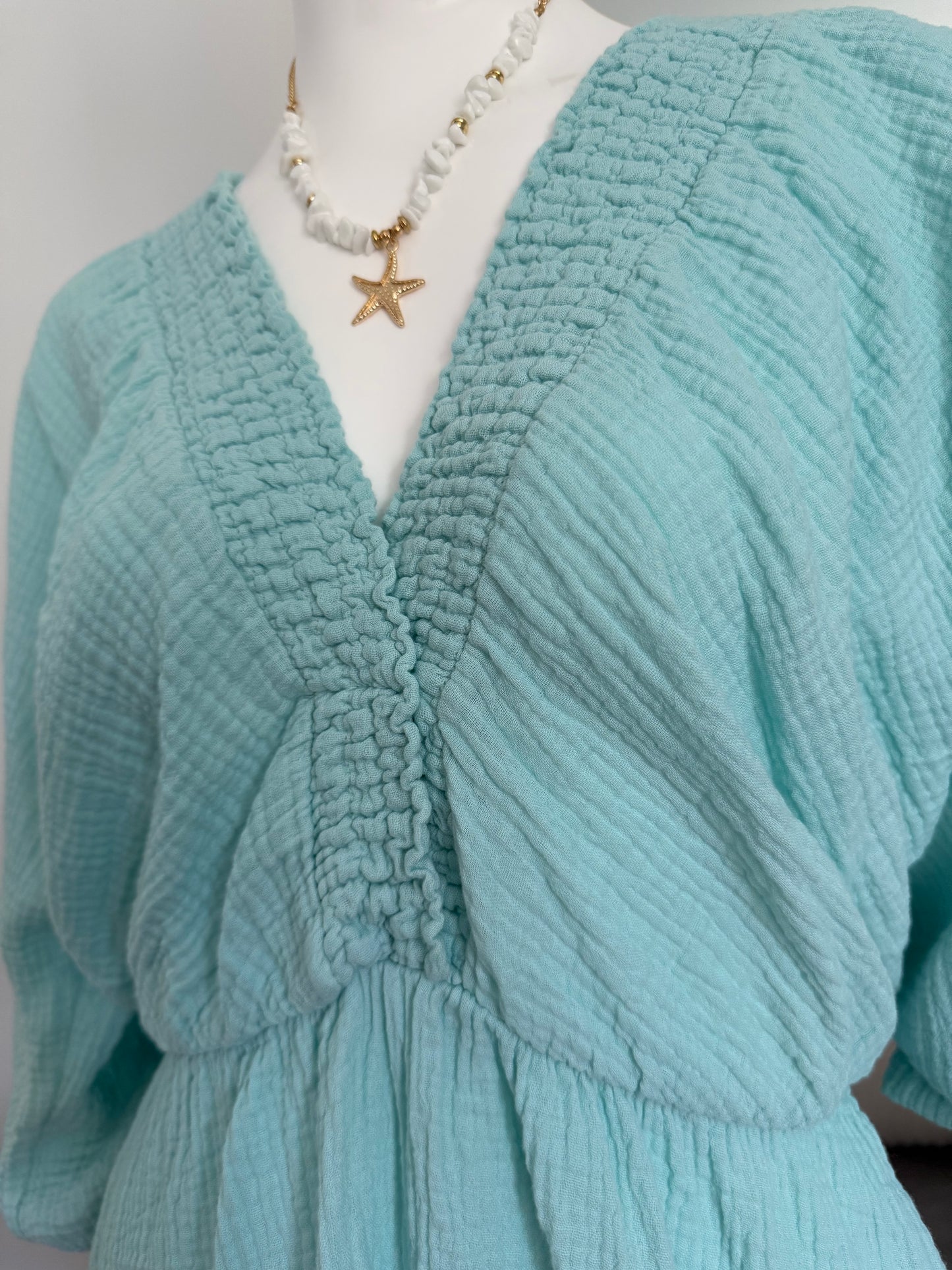 Robe en gaze de coton