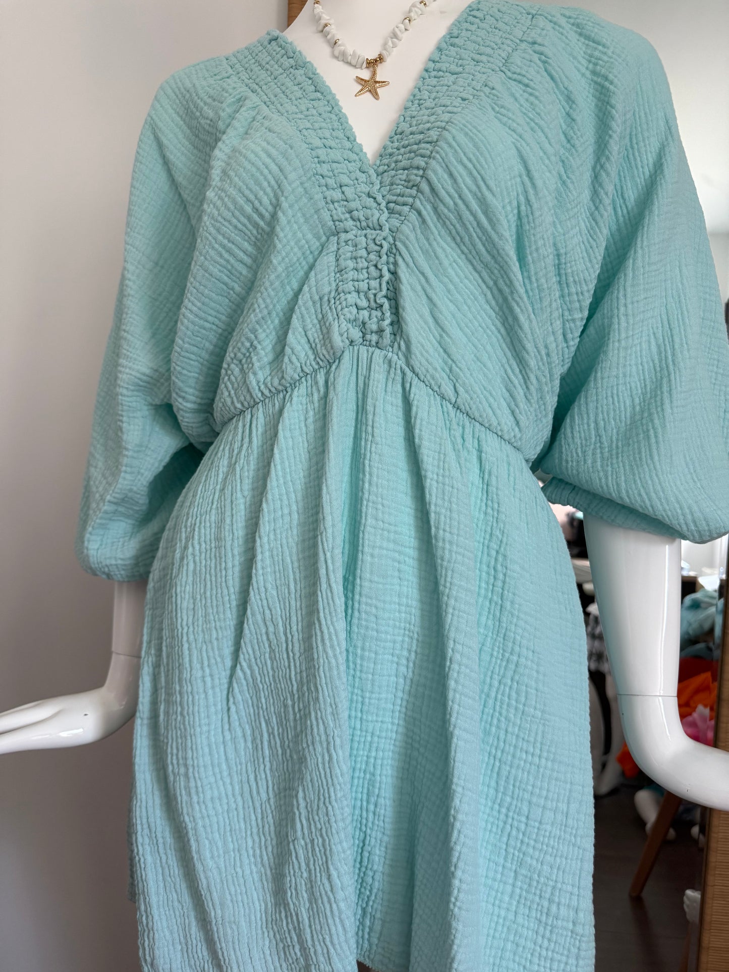 Robe en gaze de coton